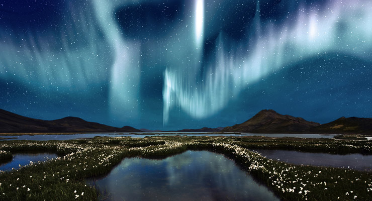 8 najboljih mjesta za vidjeti auroru borealis, Island
