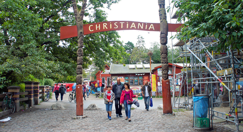 Kopenhagen je najbolji grad za kratko putovanje, Christiania Kopenhagen je najbolji grad za kratko putovanje, Christiania