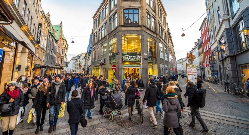 Kopenhagen je najbolji grad za kratko putovanje, Stroget Kopenhagen je najbolji grad za kratko putovanje, Stroget