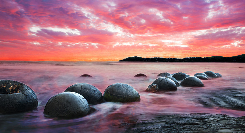 Novi Zeland, Moeraki Boulders