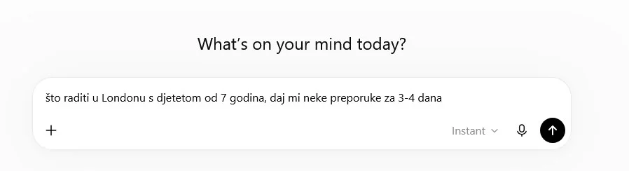 AI u turizmu, primjer