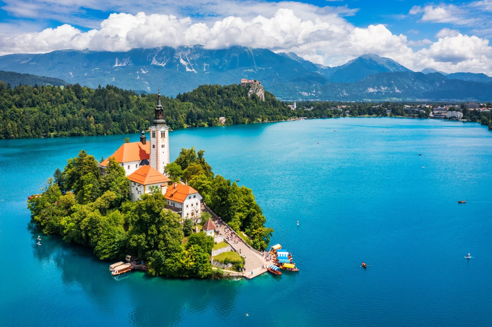 Bled jezero i otočić s crkvom