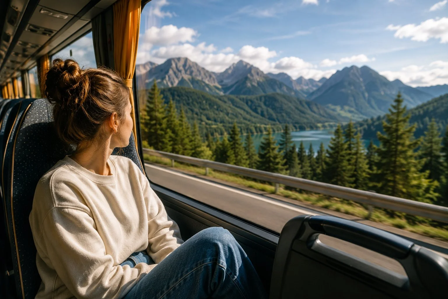 Putovanje kroz planine autobusom