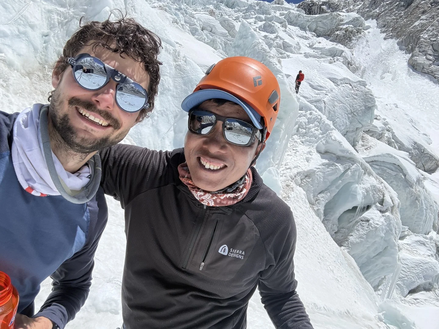 Matija i Rinji u Khumbu ledopadu