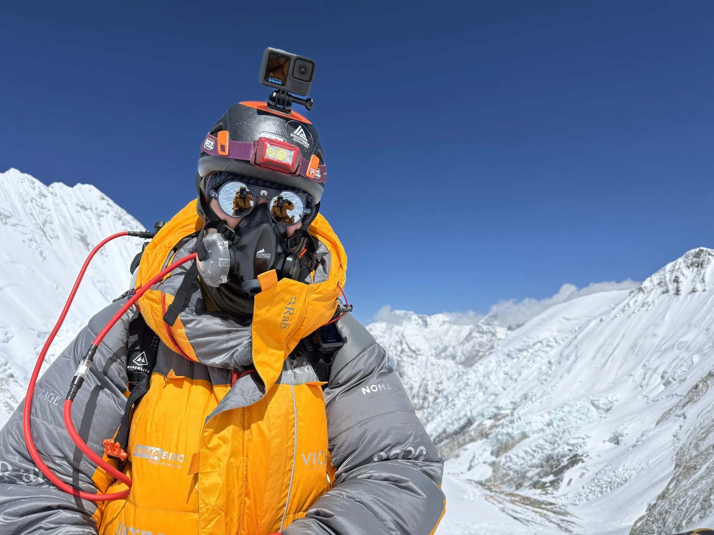 Matija Bogdan tijekom uspona na Mount Everest