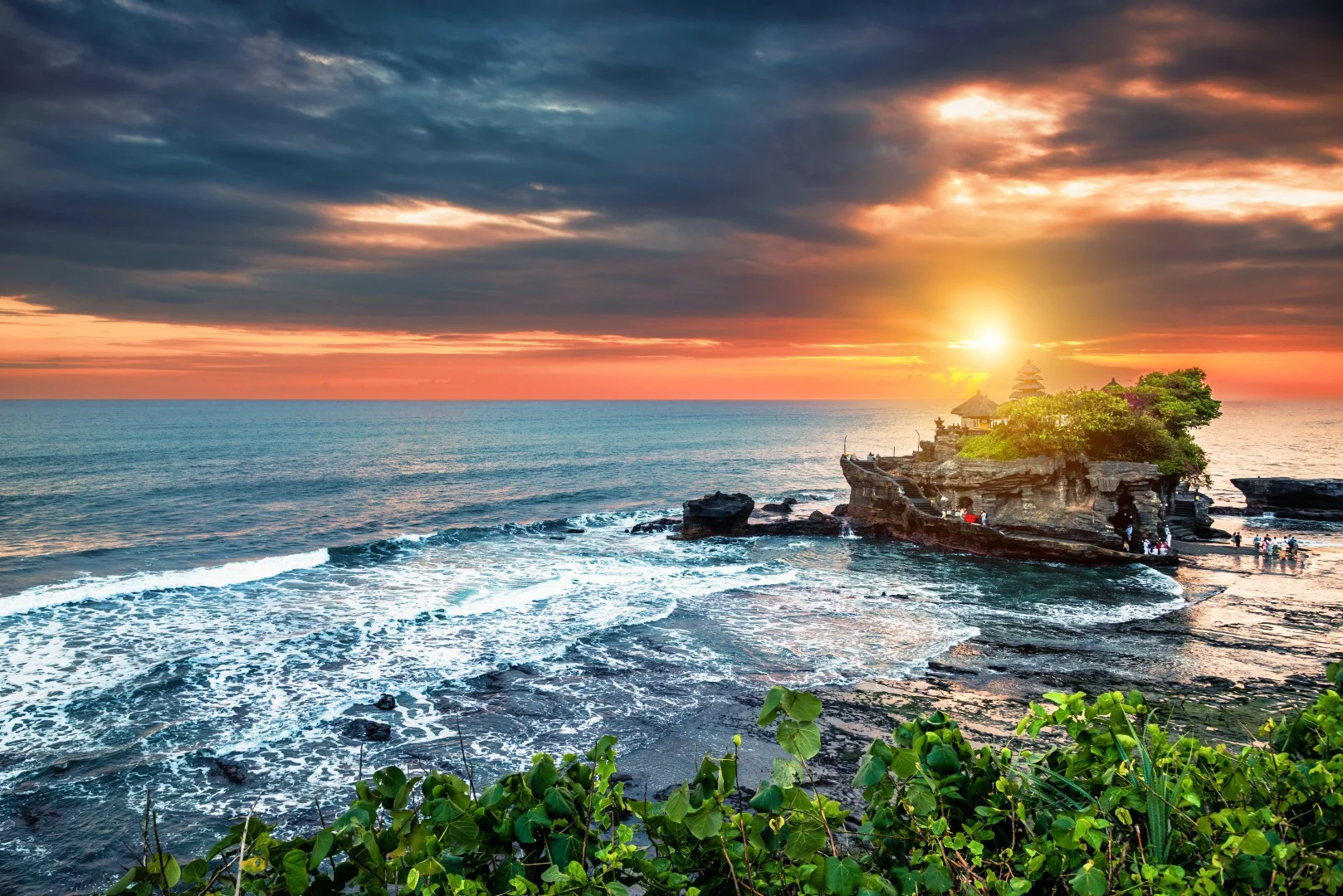 Bali, Tanah Lot, zalazak sunca