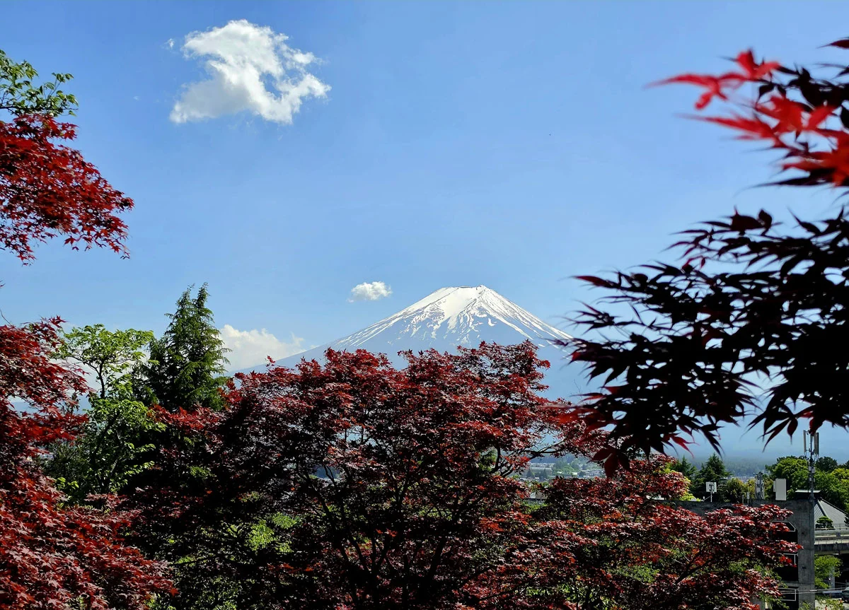 pogled na mt fuji, japan