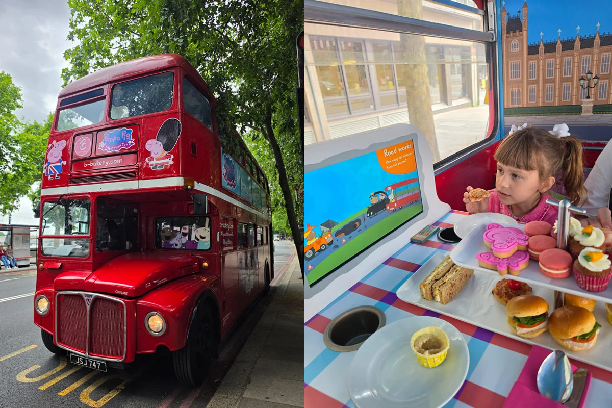peppa pig bus, london